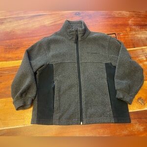 Columbia Charcoal and Black Fleece Jacket